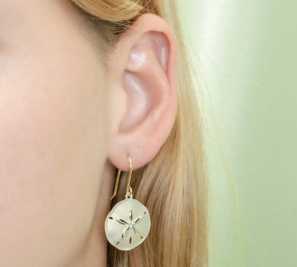 Sunset Sand Dollar Earrings Earrings Island by Koa Nani 