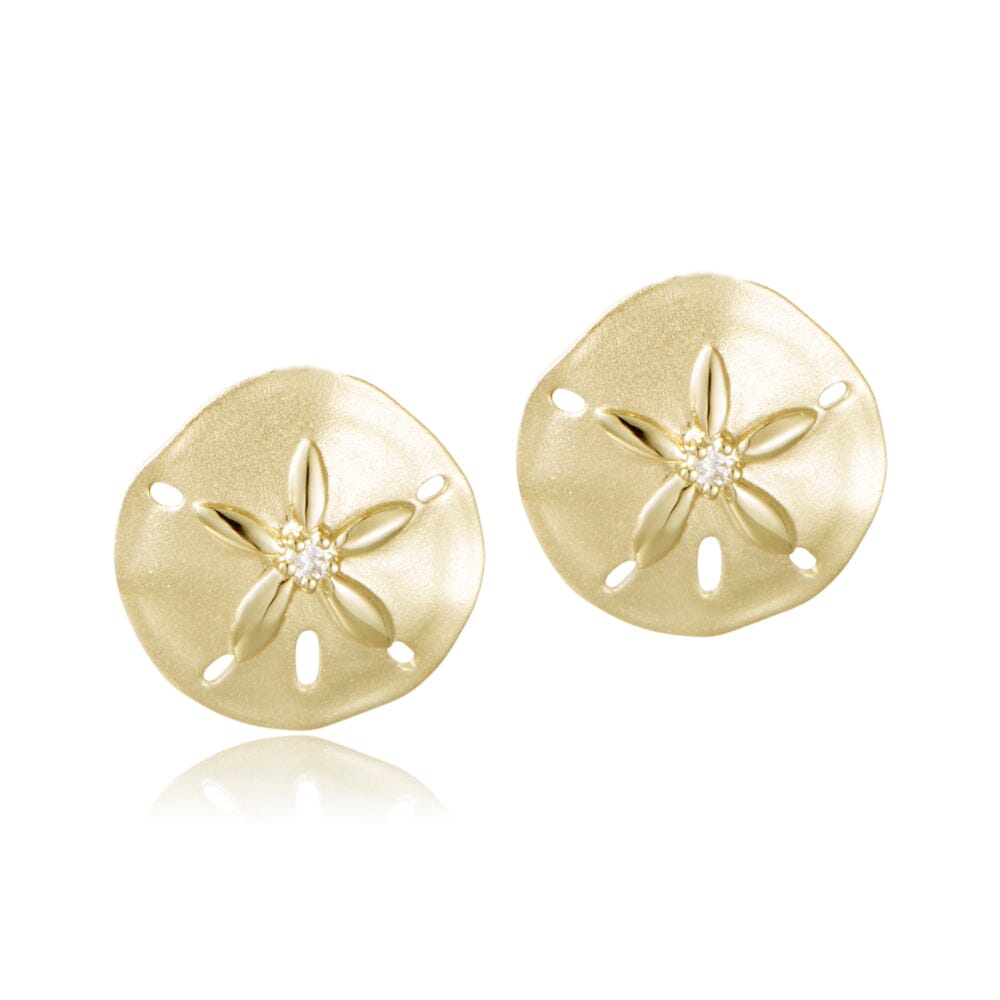 Sunset Sand Dollar Stud Earrings Earrings Island by Koa Nani 