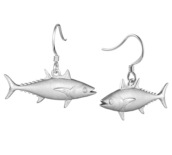 Tuna Earrings Earrings Island by Koa Nani White Gold 