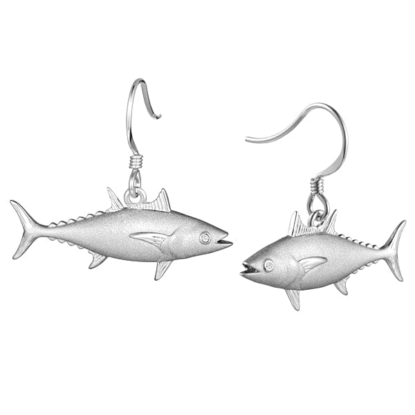 Tuna Earrings Earrings Island by Koa Nani White Gold 