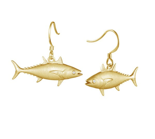 Tuna Earrings Earrings Island by Koa Nani Yellow Gold 