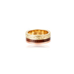 Two-Tone Koa Wood Trinity Ring Ring Island by Koa Nani 