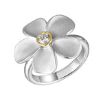 Two-Tone Plumeria Ring Ring Island by Koa Nani 