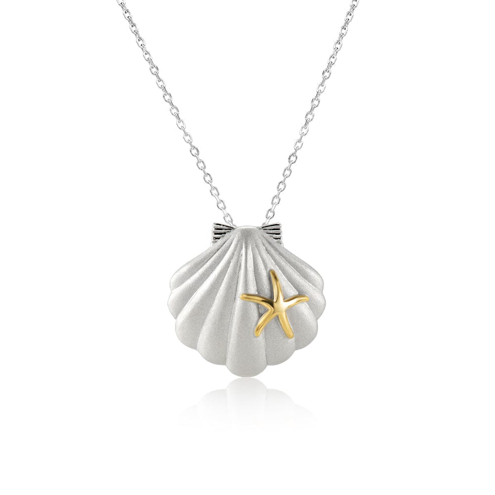 Two-Tone Sea Breeze Shell Pendant Pendant Island by Koa Nani 