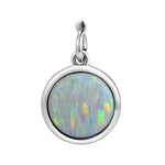 White Opal Circle Charm Other Island by Koa Nani 