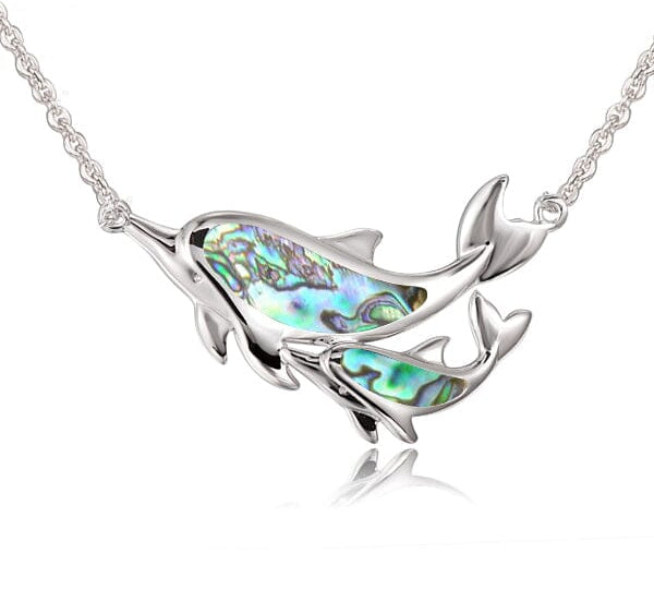 Abalone Makuahine Dolphin Necklace Necklace Island by Koa Nani 