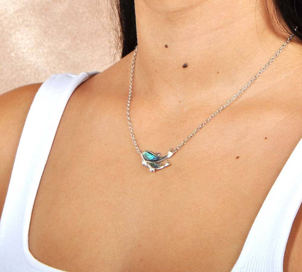 Abalone Makuahine Dolphin Necklace Necklace Island by Koa Nani 