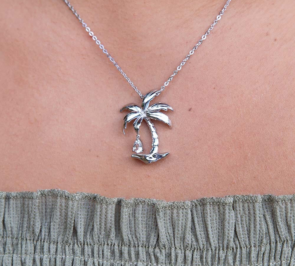 Beachside Palm Tree Pendant Pendant Island by Koa Nani 