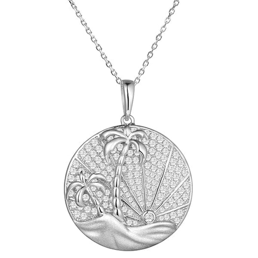 Island Medallion Pendant Pendant Island by Koa Nani White Gold 