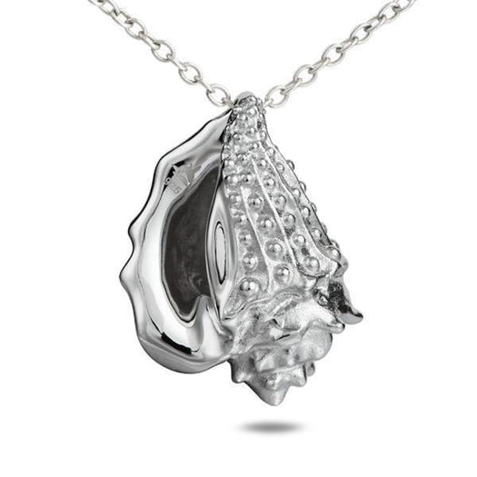 The picture shows a 925 sterling silver king conch shell pendant.