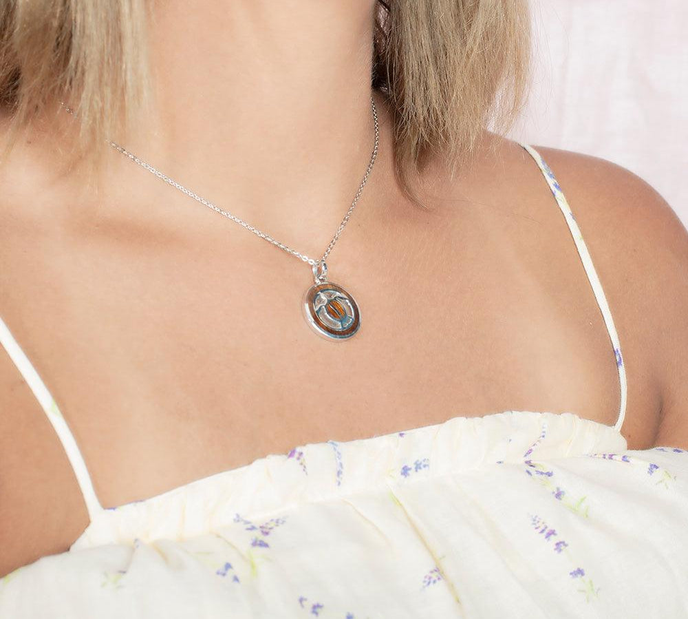 Koa Wood Honu Medallion Pendant Pendant Island by Koa Nani 