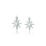 Larimar Art Deco Star Earrings Earrings Island by Koa Nani 