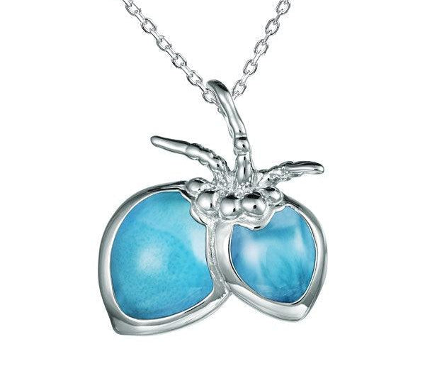 Larimar Coconut Pendant Pendant Island by Koa Nani 