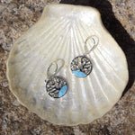 Larimar Coral of Life Earrings Earrings Island by Koa Nani 