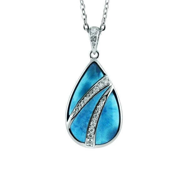 Larimar Divided Waters Pendant Pendant Island by Koa Nani 