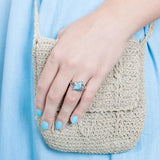 Larimar Eagle Ray Ring Ring Island by Koa Nani 