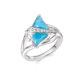Larimar Eagle Ray Ring Ring Island by Koa Nani 5.0 