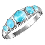 Larimar Floating Stones Bangle Bangle Island by Koa Nani 