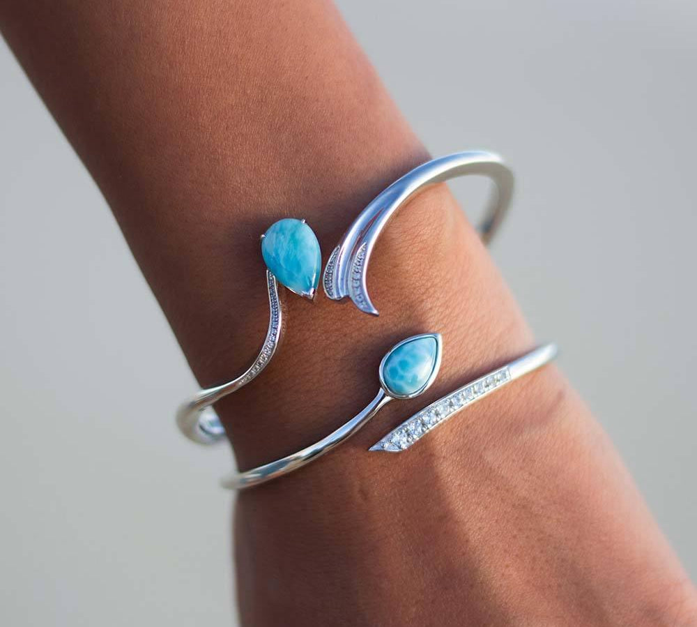 Larimar Glamour Bangle Bangle Island by Koa Nani 