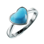 Larimar Heart Ring Ring Island by Koa Nani 5