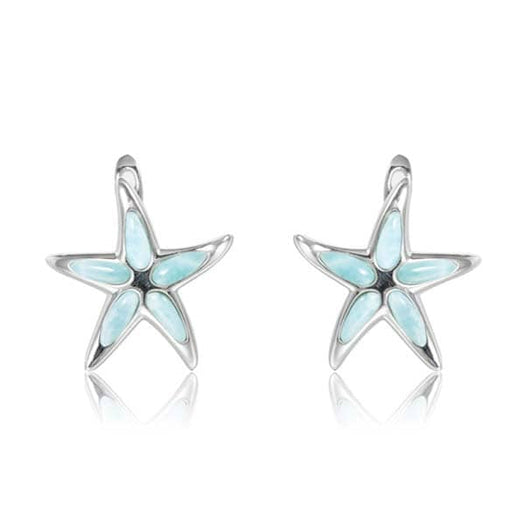 Larimar Hokuhele Starfish Earrings Earrings Island by Koa Nani 