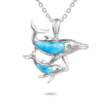 Larimar Humpback Whale Ohana Pendant Pendant Island by Koa Nani 