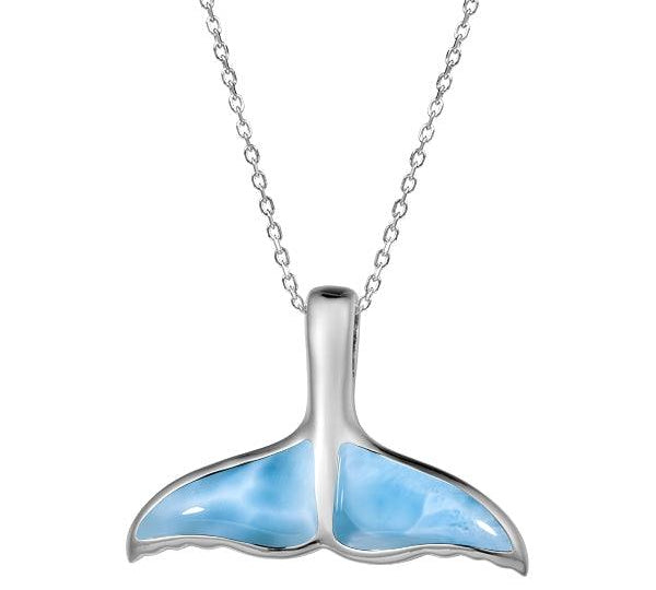 Larimar Humpback Whale Tail Pendant Pendant Island by Koa Nani 