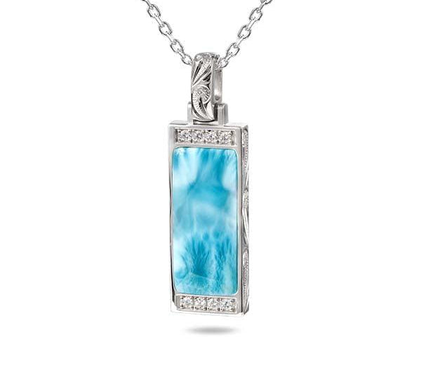 Larimar Icy Bar Pendant Pendant Island by Koa Nani 