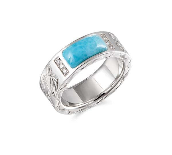 Larimar Icy Ring Ring Island by Koa Nani 5.0 