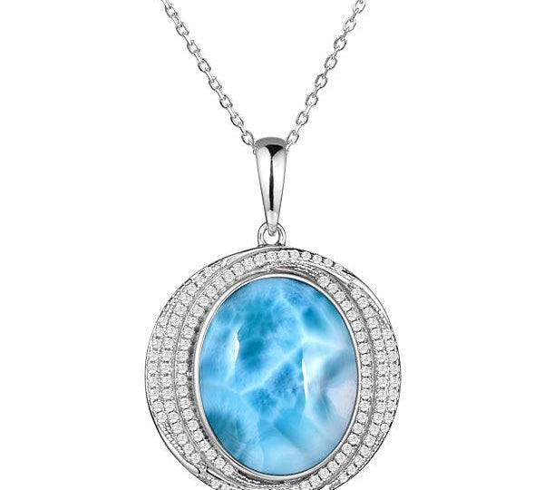 Larimar Infinite Eclipse Pendant Pendant Island by Koa Nani 