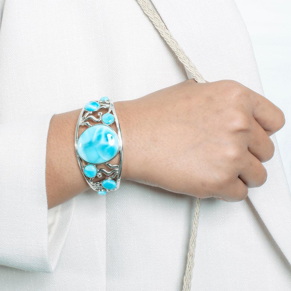 Larimar Into the Depths Bangle Bangle Island by Koa Nani 