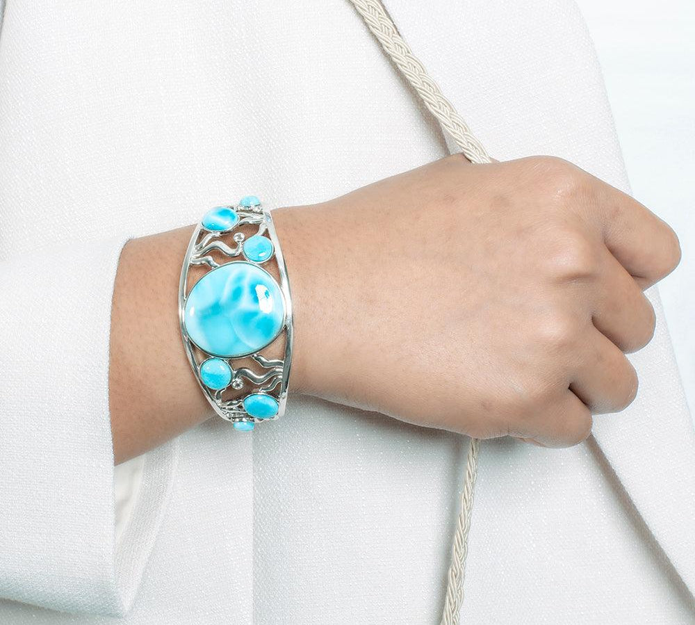Larimar Into the Depths Bangle Bangle Island by Koa Nani 