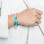 Larimar Mahealani Bangle Bangle Island by Koa Nani 