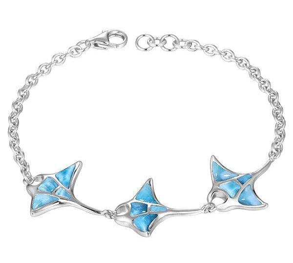Larimar Manta Ray Bangle Bangle Island by Koa Nani 