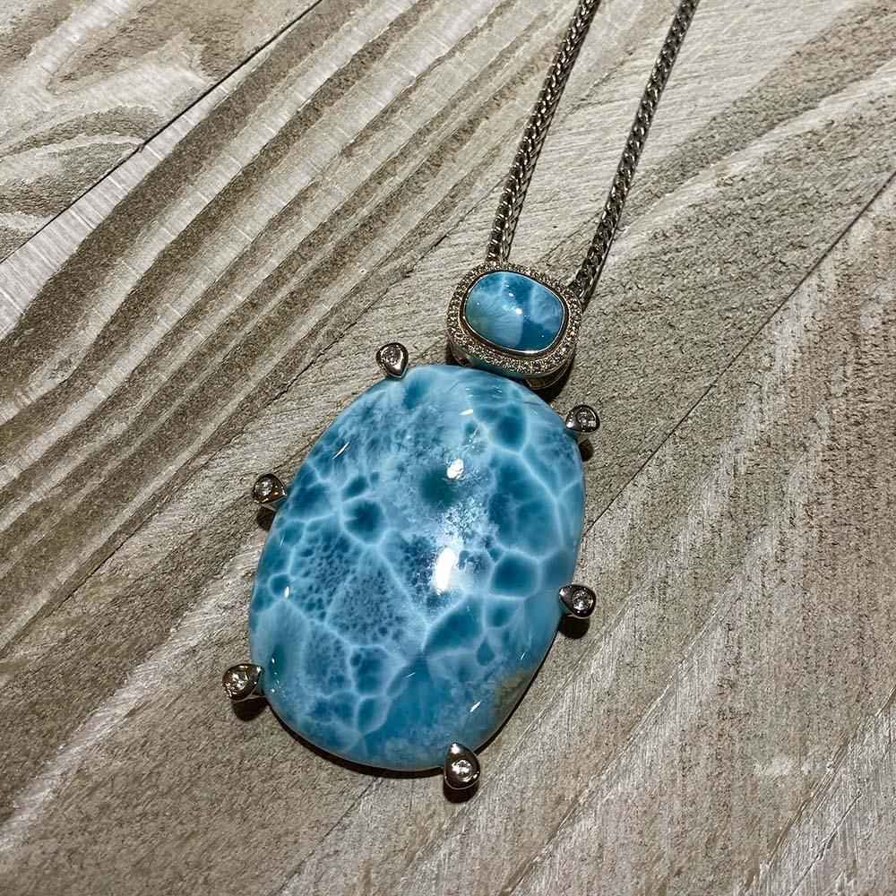 Larimar Maris Pendant Pendant Island by Koa Nani 