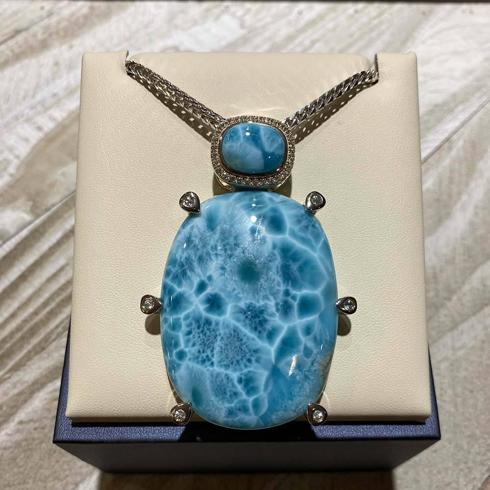 Larimar Maris Pendant Pendant Island by Koa Nani 
