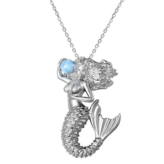 Larimar Mermaid's Treasure Pendant Pendant Island by Koa Nani 