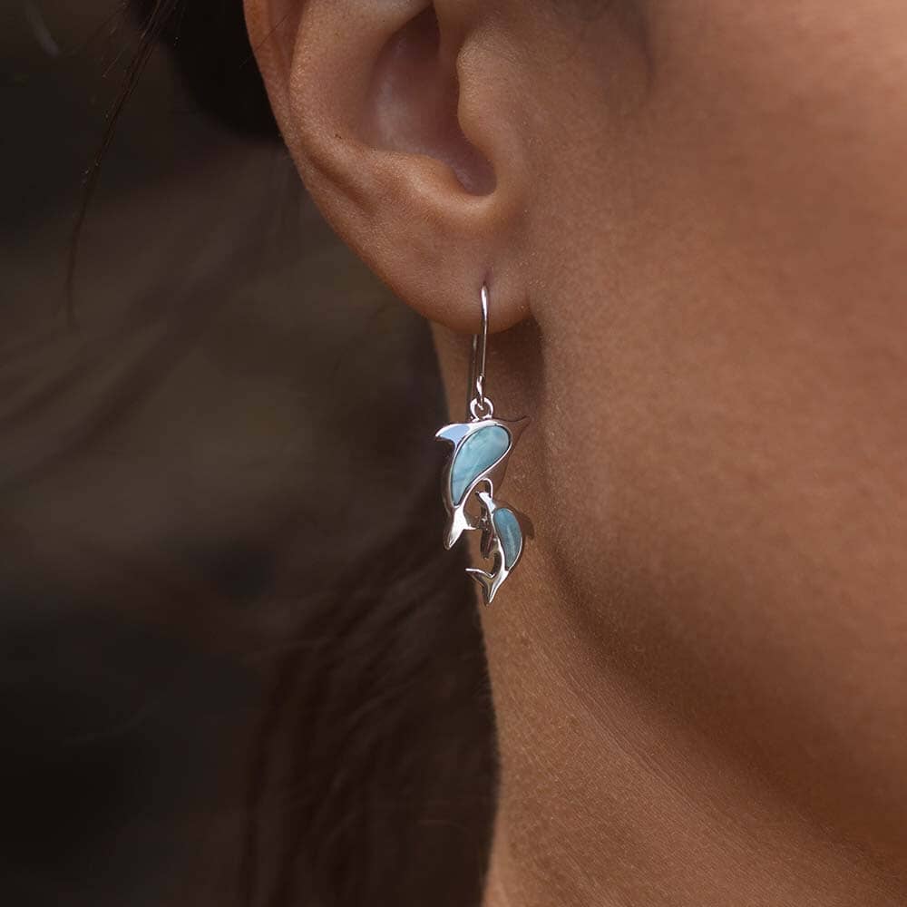 Larimar Nai’a Lovers Earrings Earrings Island by Koa Nani 