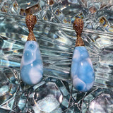 Larimar Nouveau Teardrop Earrings Earrings Island by Koa Nani 