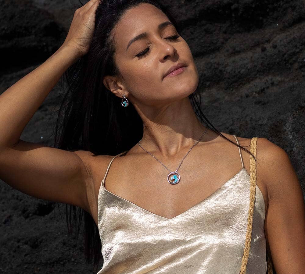 Larimar Nui Wave Pendant Pendant Island by Koa Nani 