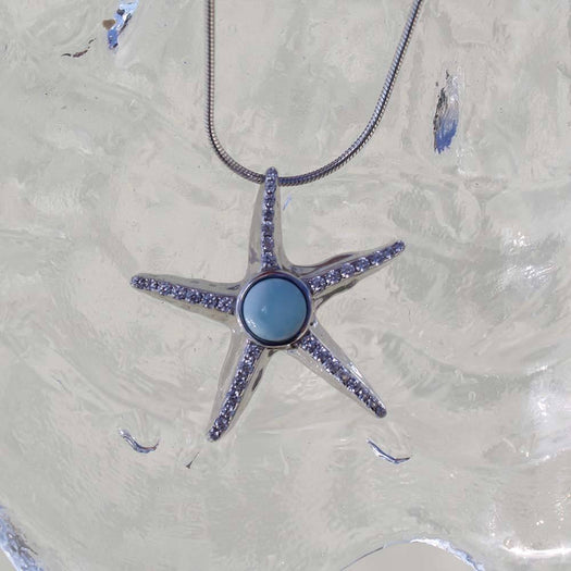 Larimar Ocean Star Pendant Pendant Island by Koa Nani 