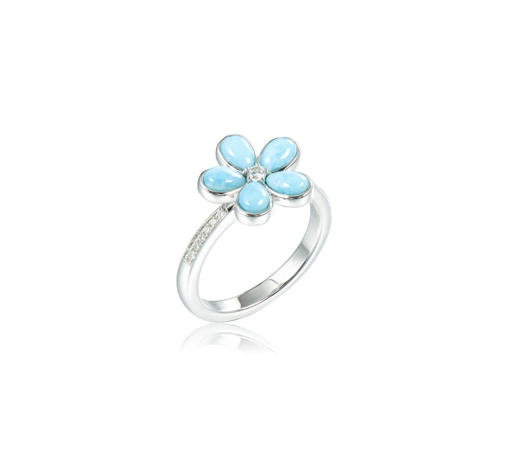 Larimar Plumeria Ring Ring Island by Koa Nani 