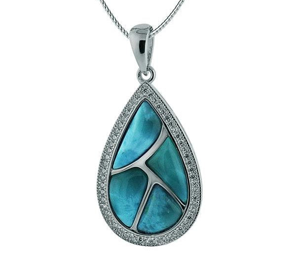 Larimar Reflections Pendant Pendant Island by Koa Nani 