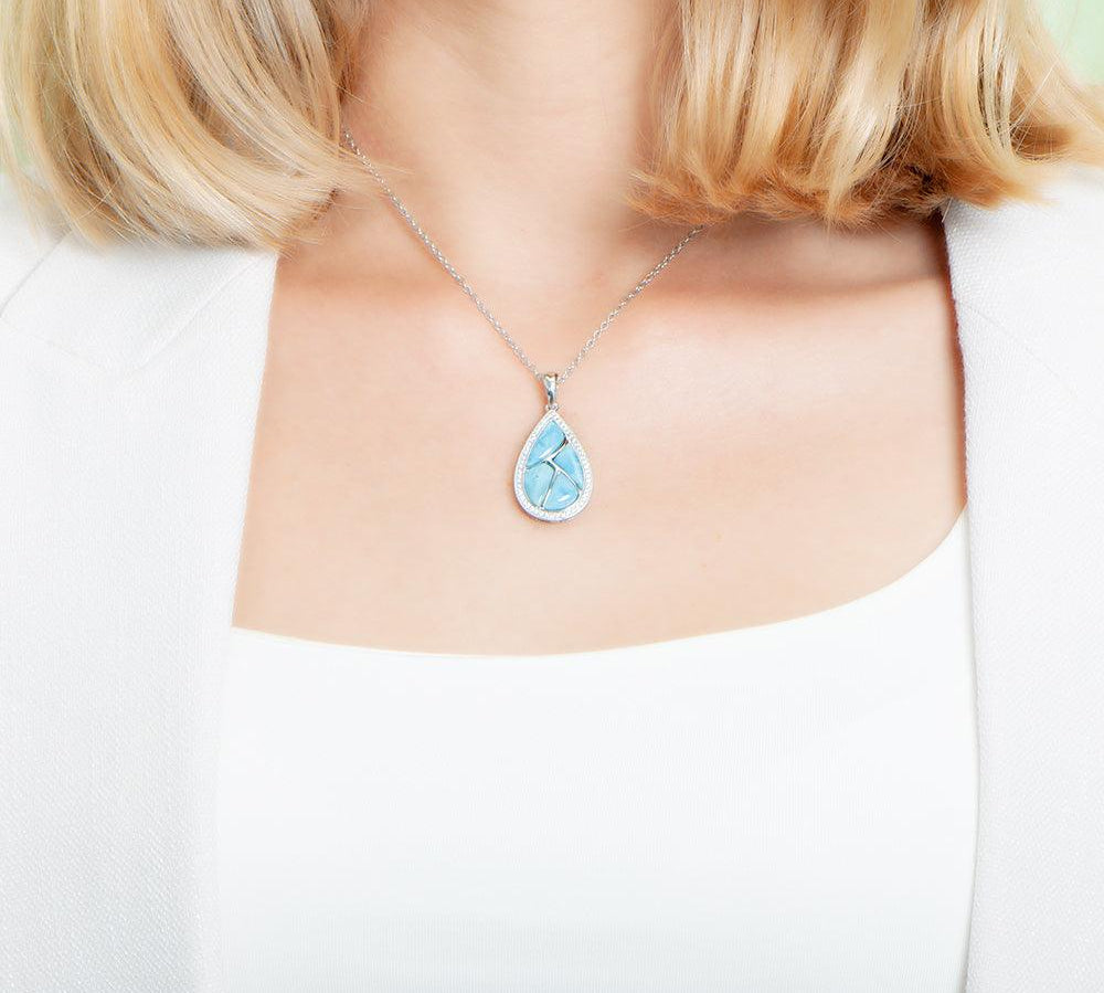 Larimar Reflections Pendant Pendant Island by Koa Nani 