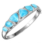 Larimar Reuleaux Bangle Bangle Island by Koa Nani 