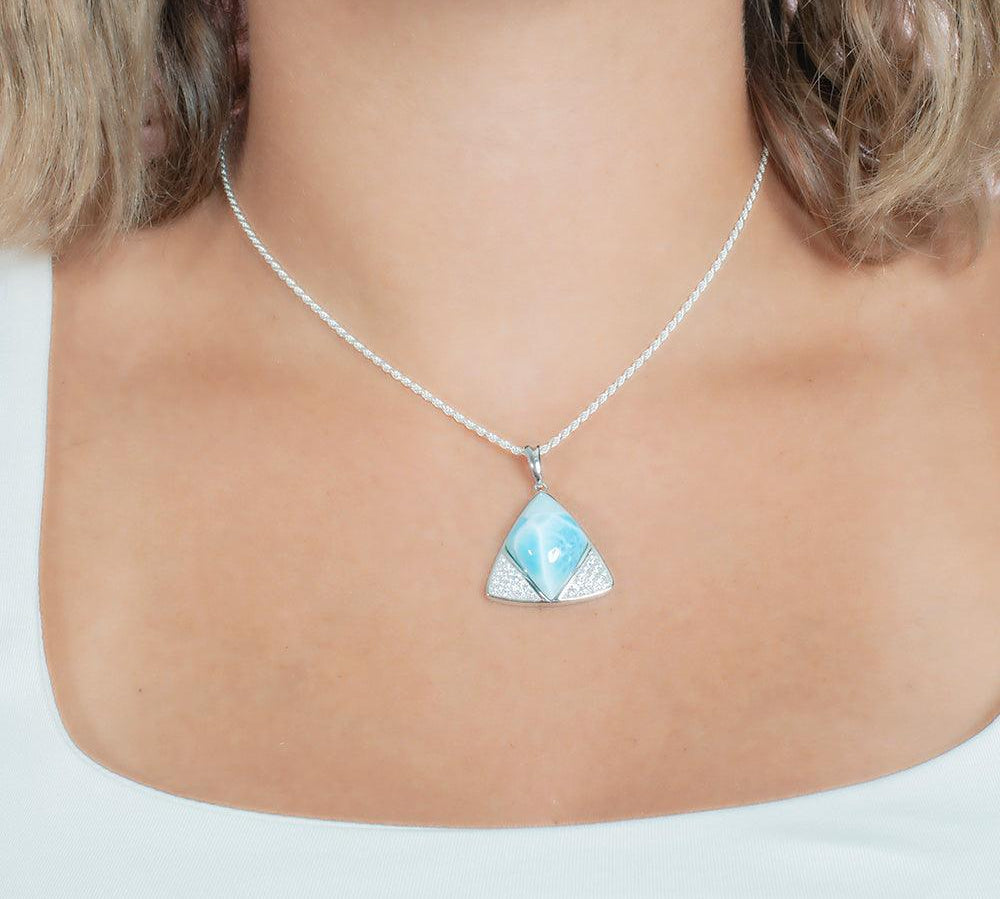 Larimar Right Rouleaux Pendant Pendant Island by Koa Nani 