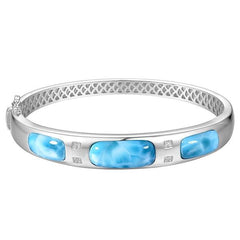 Larimar Sea Salt Bangle Bangle Island by Koa Nani 