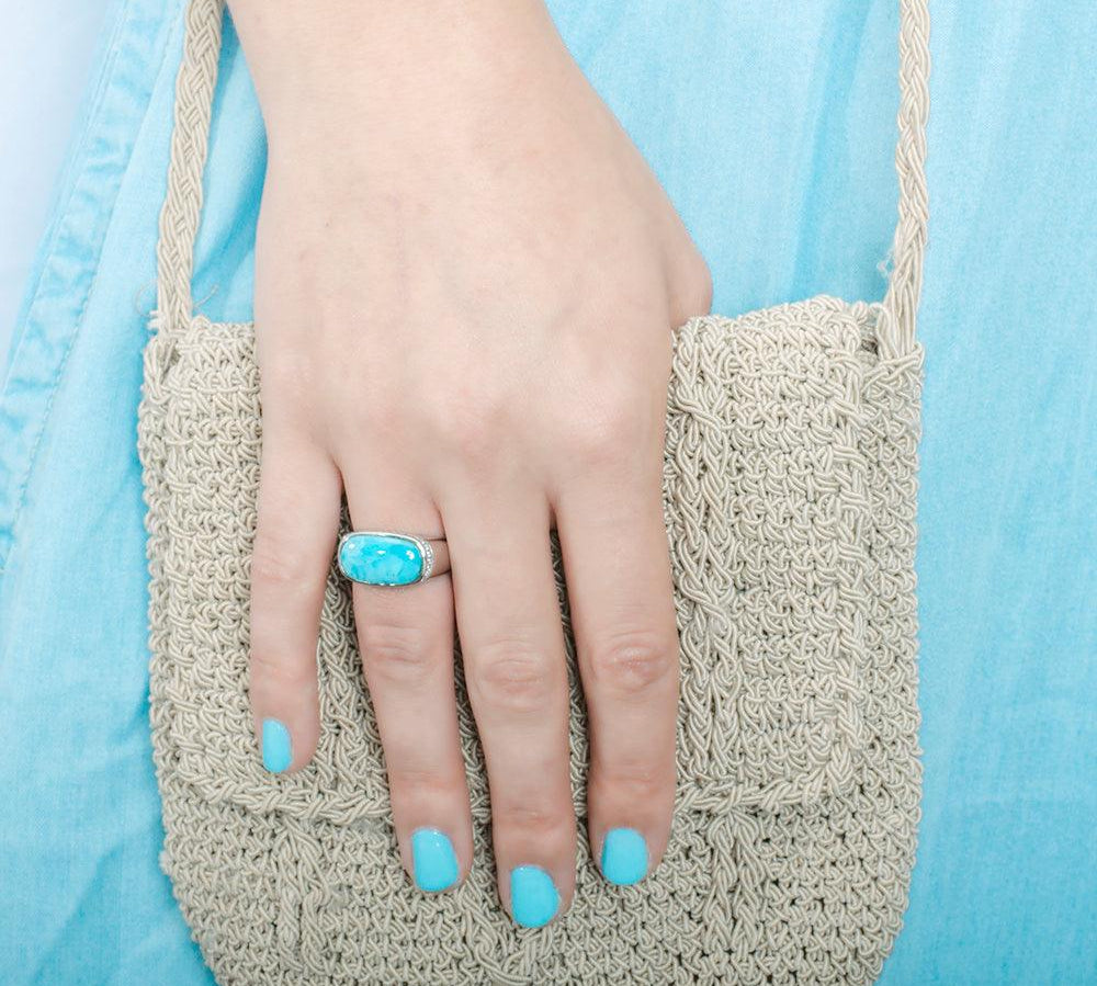 Larimar Sea Salt Ring Ring Island by Koa Nani 