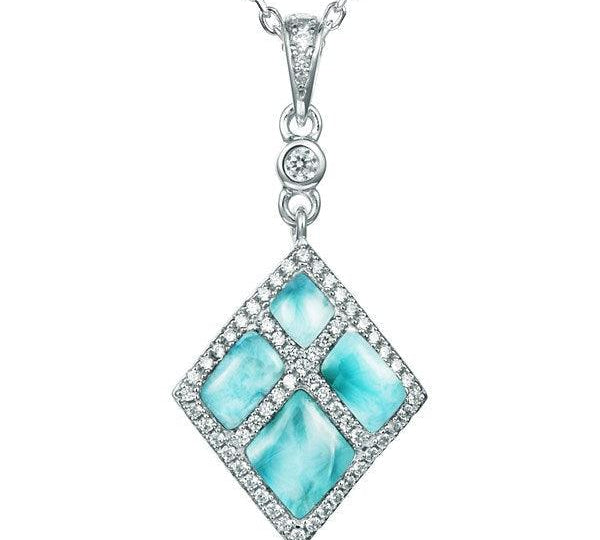 Larimar Southern Cross Pendant Pendant Island by Koa Nani 