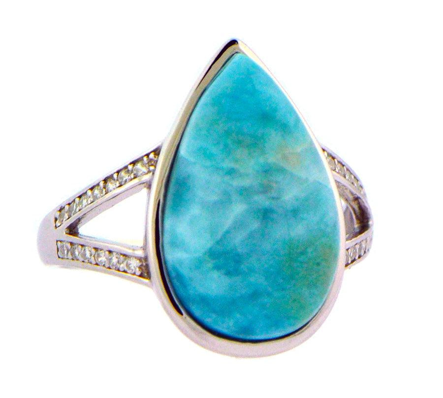 Larimar Split Band Azul Ring Ring Island by Koa Nani 